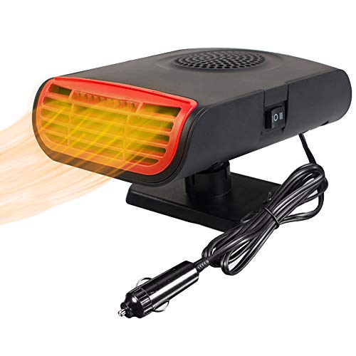 Funwill Car Heater, 3 IN 1 12V Portable Windshield Car Heater with Heating  u0026 Cooling u0026 Air Purify Function Electric Fan Heater Heating Windshield  Defroster Demister with 360° Rotating Base, 150W, Heaters - Amazon Canada