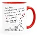 Produktbild Moonworks® Kaffee-Tasse Ich bin nicht eifersüchtig, aber was meins ist, ist nun mal meins Geschenk Liebe Valentinstag lustig Mann rot Keramik-Tasse