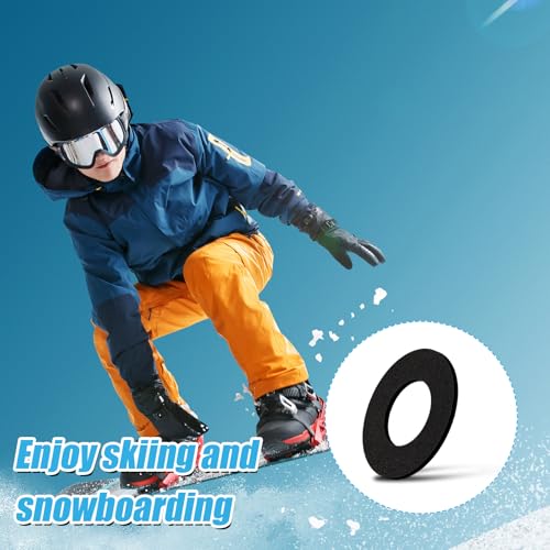 20stk Ski Knöchel Stiefelpolster, Selbstklebende EVA-Schaumstoffpolster für Skischuhe Snowboard Stiefelpolster zur Verringerung von Fersenhub und Blasen am Knöchel Beim Skifahren Snowboarden