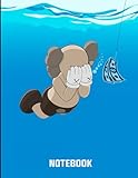kaws toys singapore  Graffiti Dollar Fishing Kaws Pop Art Style Inspired College Ruled Notebook: Street Art Notebook For Teens ( 8.5 x 11 inches) Blank Lined Notebook Journal- 120 Pages