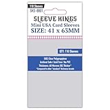 Sleeve Kings Mini USA Card Sleeves (41x63mm) - 110 Pack, 60 Microns