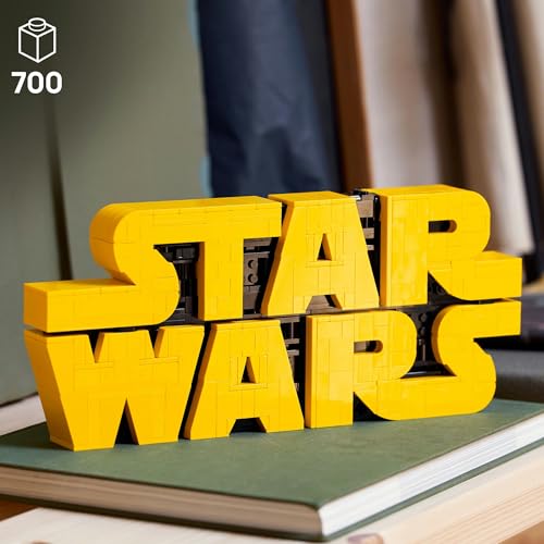 LEGO Star Wars Brick-Built Star Wars Logo - Building Blocks for Adults 18+ - Star Wars Gift Idea for Birthdays - Collectible DIY Model Kit - Home Decor Idea for Fans of The Movie Series - 75407 image 2