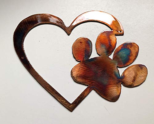 Heart for My Pet Copper Bronzed Home Wall Decor 6