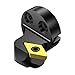Sandvik Coromant 570-SDXCL-25-07-D CoroTurn 107 Head for Turning, DCMT 07 02 04 Master Insert, 570-SDXCR/L Tool Style, Left Hand, 15 mm Functional Length, 18 mm Functional Width, 25 mm Shank Diameter (Pack of 1)
