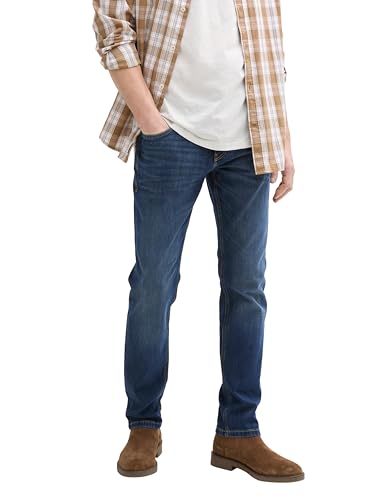 Bild: Tom Tailor Herren 1046964 Josh Regular Slim Jeans, 10127 - Tinted Blue Denim, 34W / 34L EU f�r 29,37 EUR bei amazon.de
