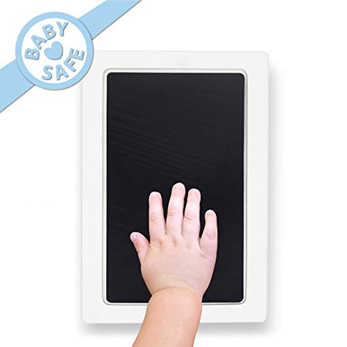 Almofada de tinta de toque grande e limpa para impressões de mãos e pegadas de bebês – Carimbo de mã