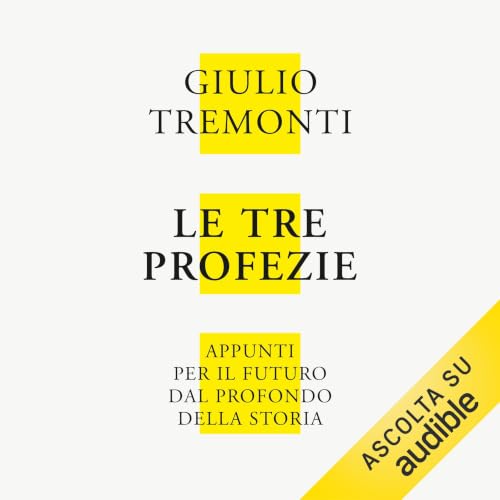 Diseño de la portada del título Le tre profezie