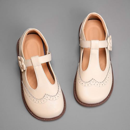 Girls Mary Jane Shoes School Uniform Formal Shoes Girls Ballet Flats Fashion Party Wedding Princess Shoes-(Toddler/Big Kids)4