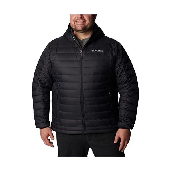 Columbia Men's Tall Big Voodoo Falls 590 TurboDown Hooded Jacket, Black, 2X - Image 6