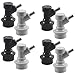 PERA 4 Pair Ball Lock Barb GAS & LIQUID Quick Beer Keg Disconnects Sets