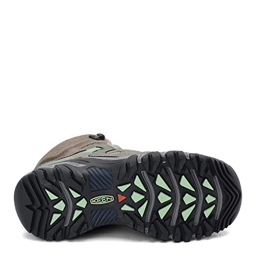 Keen Womens Targhee Vent Mid Hiking Boot, Fumo/Quiet Green, 7.5 Us #TOP5