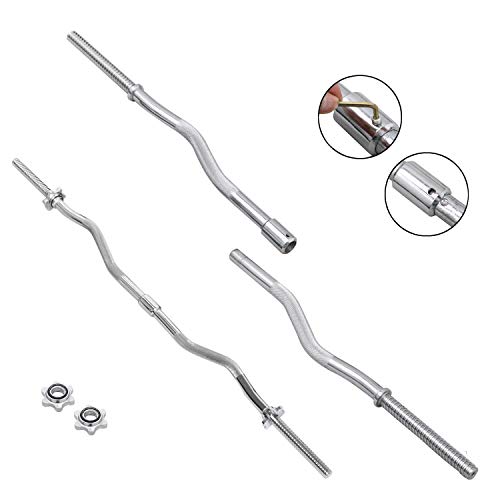 Yaheetech 55Lb Olympic Barbell Dumbbell Weight Set Gym Lifting Exercise Workout Olympic Bar Curl Bar #TOP1