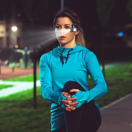 Linterna frontal recargable con sensor ajustable que elimina las manos ocupadas 2