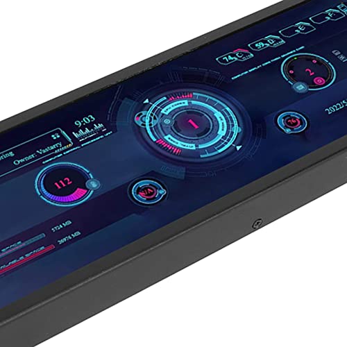 Image of USB Mini Screen PC CPU HDD Data Monitor, 7.9 Inch CPU Hardware Temperature Monitor External Expansion Display for PC ARGB Computer Case Secondary Screen