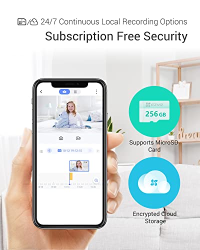 Ezviz Indoor Security Camera 1080P Wifi Baby Monitor, Smart Motion Detection, Two-Way Audio, 40Ft Night Vision, Works With Alexa & Google Assistant(C1C) #TOP5
