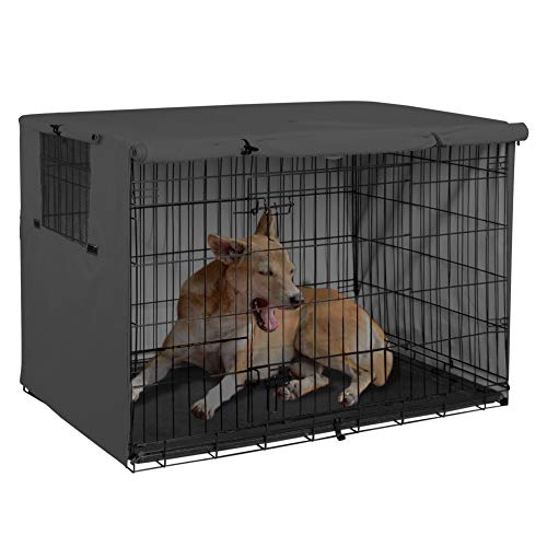 Explore Land 48 inches Dog Crate Cover - Durable Polyester Pet Kennel Cover