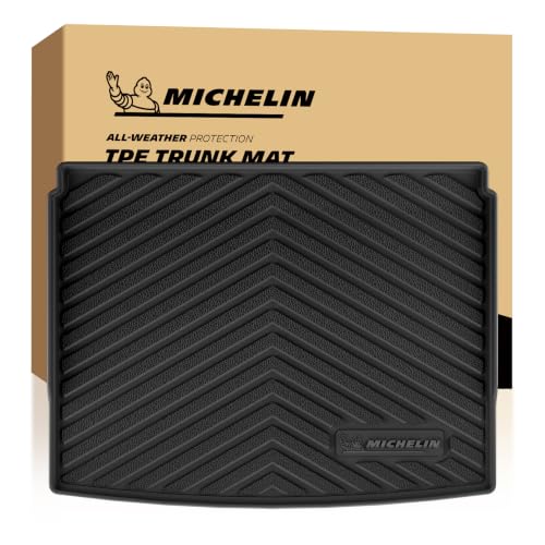 Image of Michelin Vehicle Mats for 2021-2026 Bronco Sport | Only Fit Full-Size Spare Tire Models or Cargo Floor with Rear Bump, All-Weather TPE Custom Fit Liner