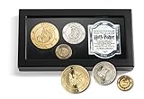 New The Noble Collection Colección de Monedas de Harry Potter Gringotts Bank de