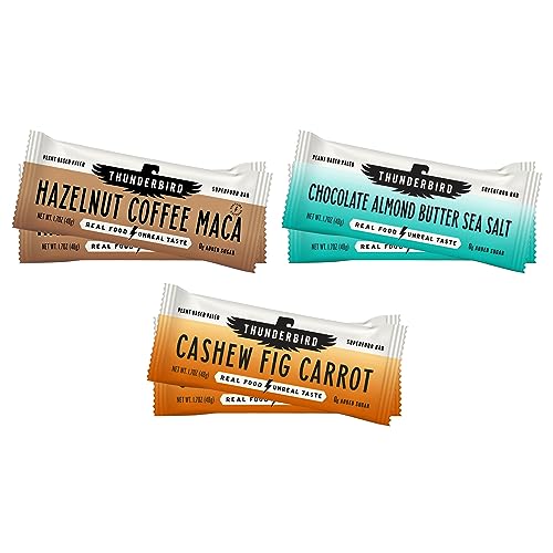 Thunderbird Real Food Bars, Seasonal Variety Pack, Gluten Free, P...