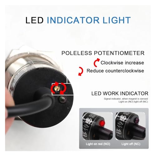 Interruptor de proximidad analógico M30 sensor inductivo 4-20mA 5