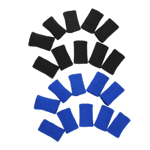 FOMIYES 20 Pcs Nylon Finger Protector Thumb Protector Finger Braces Support Exercise Gloves for Volleyball Practical Sports Sleeves Finger Braces for Volleyball Badminton