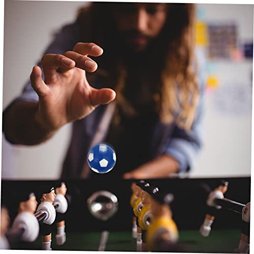 Inoomp 12Pcs Table Soccer Mini Footballs Tabletop Accessories Football Official Foosball Balls Birthday Party Games Table Football Balls Table Football Plastic Balls Plastic Foosball #TOP6