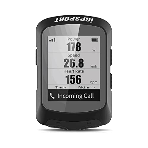 iGPSPORT Ordenador GPS para bicicleta - Rastreador GPS inalámbrico iGS520 de alta sensibilidad, pantalla de 2.3 pulgadas, Bluetooth ANT +, IPX7 impermeable