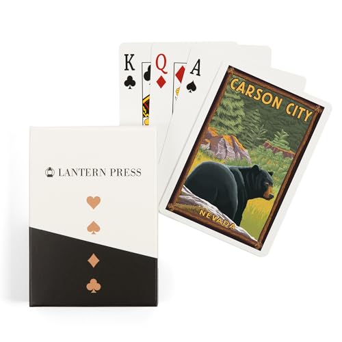 Lantern Press Carson City, Nevada, Naipes Póker 52 cartas