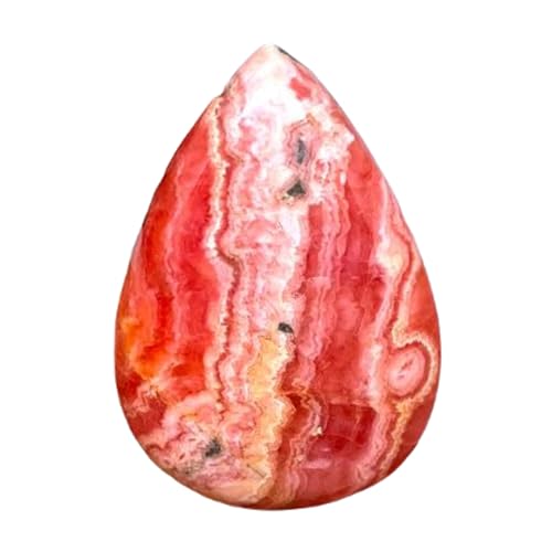 Rhodochrosite naturelle cabochon poire idéal pour offrir un bijou fait main personnalisé