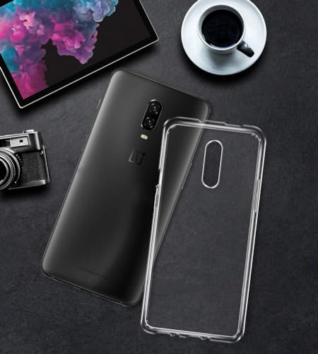 Image of NISHTECH for OnePlus 7 5G Premium Transparent Hybrid Soft Slim Dust Proof Back Case Cover with Camera Protection