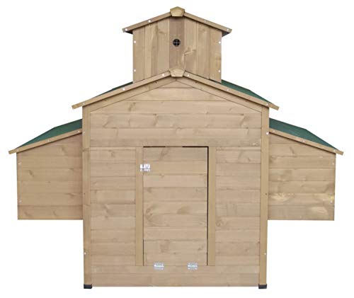 Omitree Deluxe Large Backyard Wood Chicken Coop Hen House 6-10 Chickens With 6 Nesting Box #TOP1