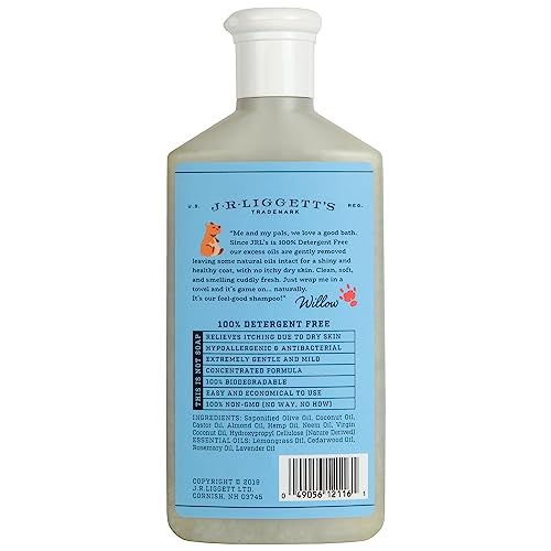 Image of J.R.LIGGETT'S Liquid Small Animal Shampoo for Sensitive Skin, Natural Cleanser for Rabbits, Guinea Pigs, and Small Pets, Hypoallergenic Formula, Detergent-Free, 8.45 fl oz