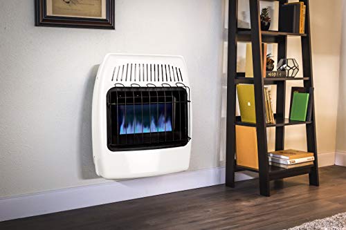 Dyna-Glo 20,000 Btu Natural Gas Blue Flame Vent Free Wall Heater, White #TOP5