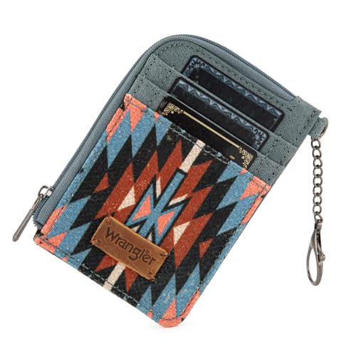 Image of Wrangler Western Card Wallet for Women Aztec Credit Card Holder for Women