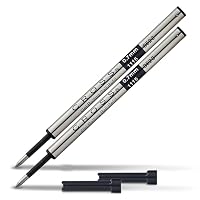 Cross 8523-2 Original Refill for Rollerball Gel Ink Cartridges, Compatible with a variety of Cross Rollerball Gel Pens, 2 Pack, Black