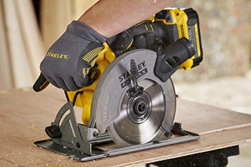 Stanley FatMax 18V Akku-Handkreissäge SFMCS500B (werkzeuglose Schnitttiefen- und Winkeleinstellung bis 50°, mit… – Bild 4