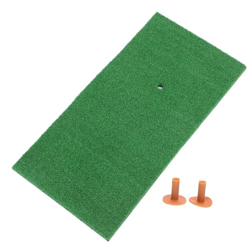 Parliky Golf Practice Mat Tees Realistic Turf Mat for Use Perfect for Hitting Chipping Putting