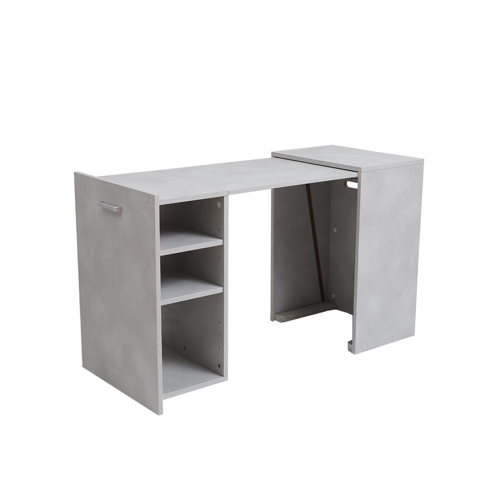 Amazon | ヤマソロ デスク 収納型デスク 折りたたみ パソコンデスク