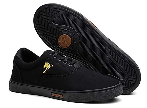 Kit 2 Pares Tênis Sapatênis Polo joy Casual Masculino LLpz E (48, branco/preto-preto amarelo)