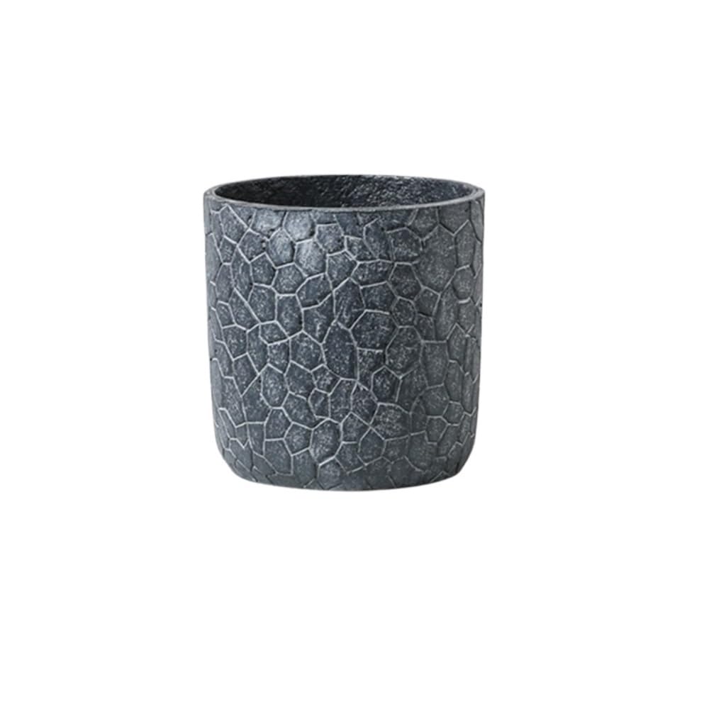 Gelasige B Flower Pots Simple Cement Flower Pot Straight Square Succulent Indoor Cement Flower Pot With Holes Outdoor Flower Pots