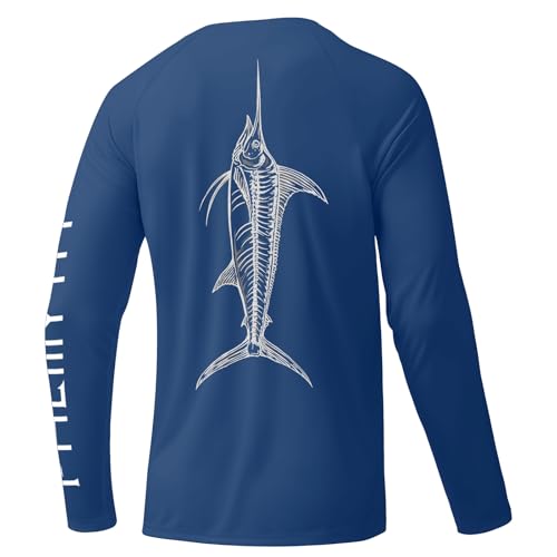 Palmyth Fishing Shirts for Men Long Sleeve UPF 50+ Sun Protection UV T Shirt Tee