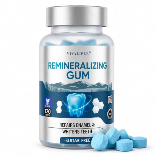 Remineralizing Chewing Gum 120 Count Nano Hydroxyapatite Xylitol