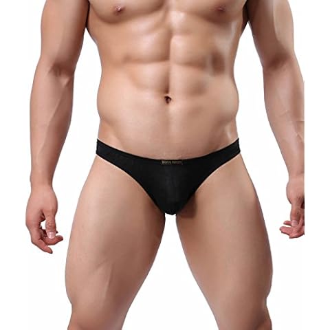 Brave Person Black Men's Bikini Underwear Cover