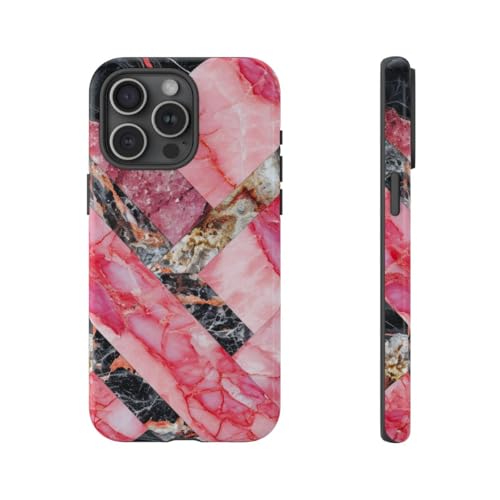 Coque iPhone 15 Pro Max marbre antichoc pour éviter les fissures d'écran