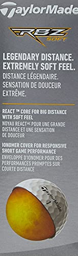 TaylorMade-Rbz-Soft-Docena-de-Pelotas-de-Golf-2019-Unisex-Adulto