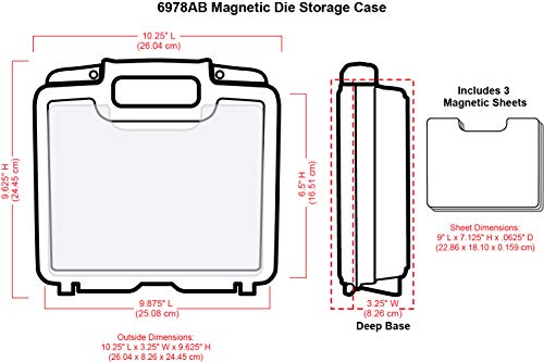 Image of Case with Magnetic Sheets for Die Storage by ArtBin (Pack of 6)