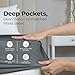 Utopia Bedding Queen Fitted Sheet - Bottom Sheet - Deep Pocket - Soft Microfiber - Shrinkage and Fade Resistant - Easy Care -1 Fitted Sheet Only (Grey)
