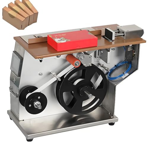 Macchina Automatica per etichettatura a 90 Gradi per scatole a L, 30-60 Etichette/min, Sigillo anticontraffazione, Controllo PLC con Touchscreen, Ideale per Cosmetici ed Elettronica