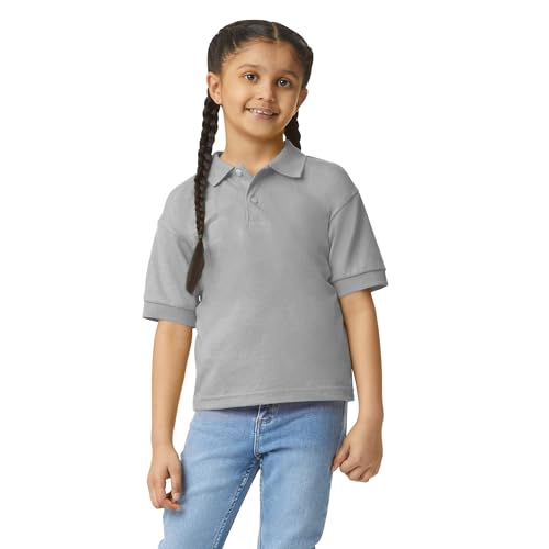 Image of Gildan Kids' DryBlend Short Sleeve Polo, Style G8800b, 3-Pack