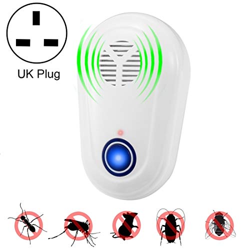 Pest Ultrasonic Electronics Insecticide With Two Steps Of Adjustable, Pink (US Plug)4W Electronic Ultrasonic Anti Mosquito Rat Mouse Cockroach Insect Pest Repeller, US Plug, AC 90-250V(White) mouse tr